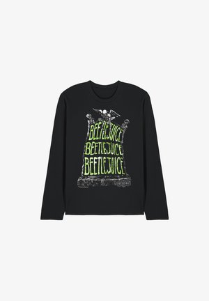Cotton Soul, BEETLEJUICE/HEADSTONE NAME - Long sleeved top - black