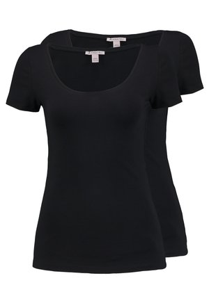 2 PACK - T-shirt basic - black