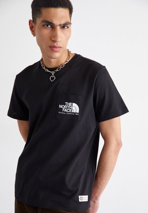 The North Face BERKELEY CALIFORNIA POCKET TEE - T-shirt imprimé - black
