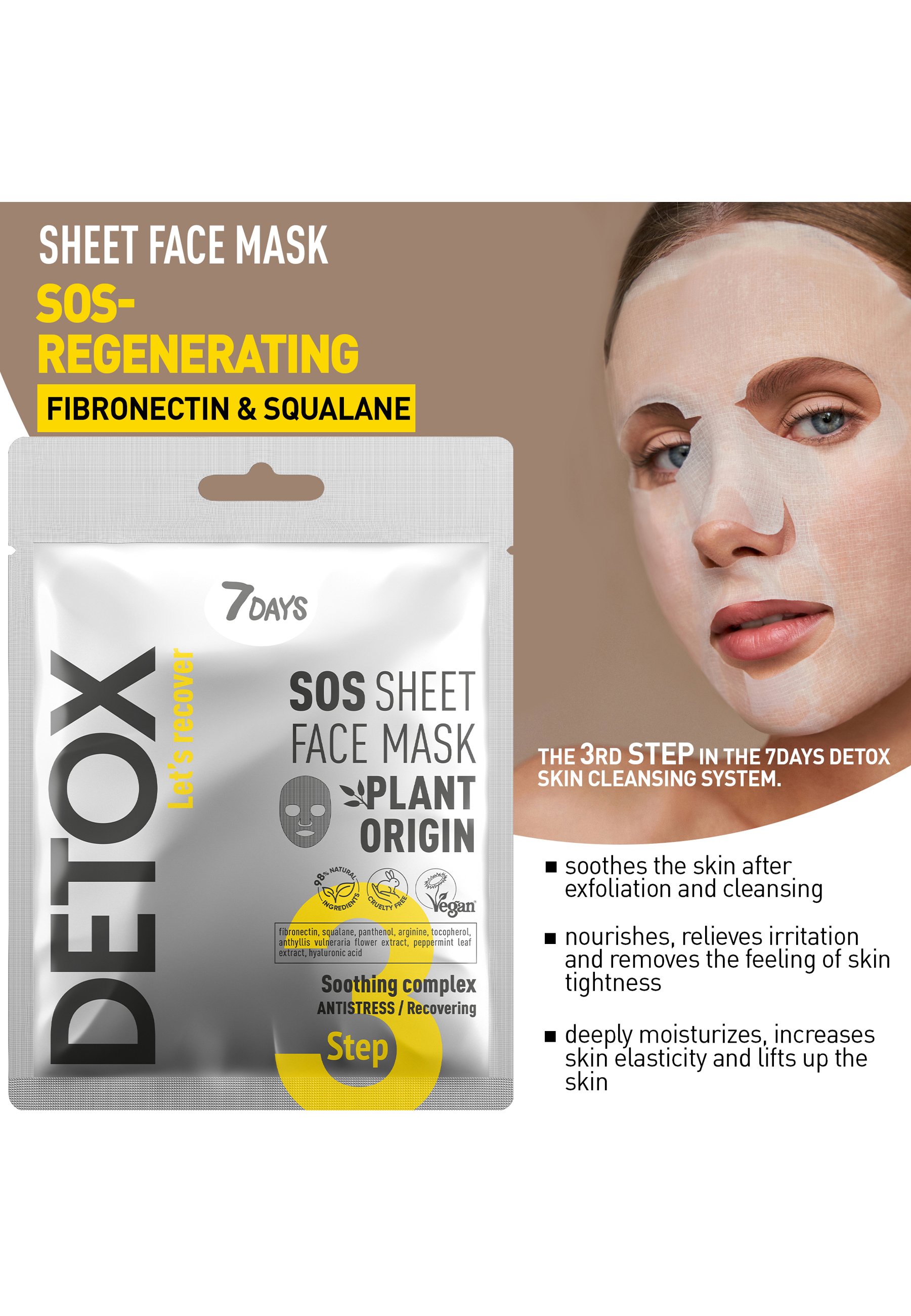 7days DETOX SET FOR PROFESSIONAL COMPLEX CARE (AHA, CLAY, SOS