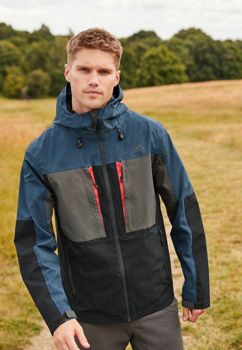 Next FLEECE LINED WATERPROOF ANORAK JACKET Veste imperméable navy