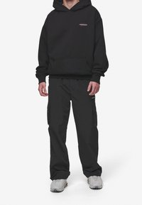 Pegador Felpa con cappuccio - black