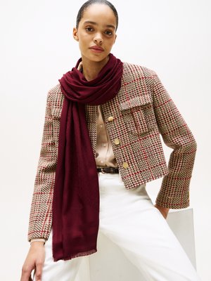 Tommy Hilfiger MONOGRAM SCARF - Sjaal - deep rouge