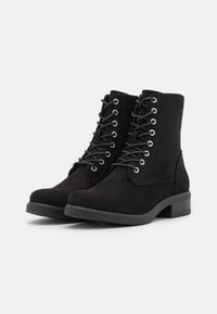 Anna Field Botines con cordones - black