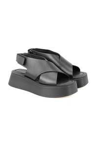 Desa Plateausandalette - black