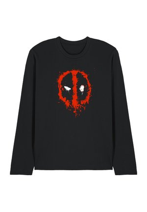DEADPOOL PAINT LOGO - Langarmshirt - black