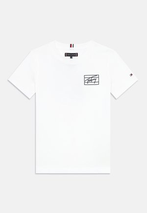 VARSITY PRINT TEE - Print T-shirt - white