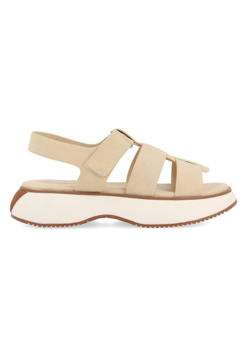 Gioseppo Sandalen met plateauzool crème Gioseppo Sandalen met plateauzool crème
