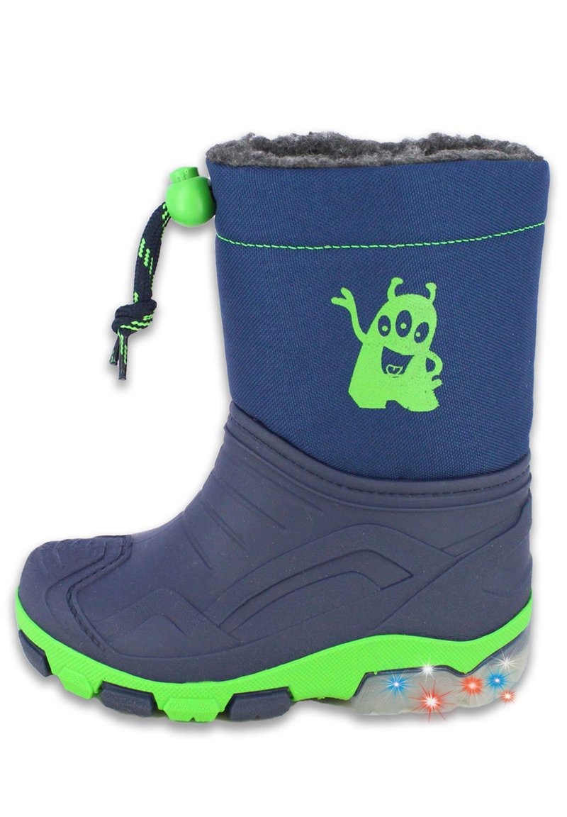 Beck WARMFUTTER BLINKING GHOST - Snowboots  - dunkelblau