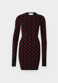 MOON MINI DRESS - Abito in maglia - black
