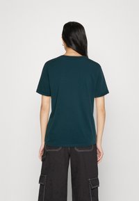 Pieces PCRIA FOLD UP SOLID TEE - T-shirts basic - reflecting pond
