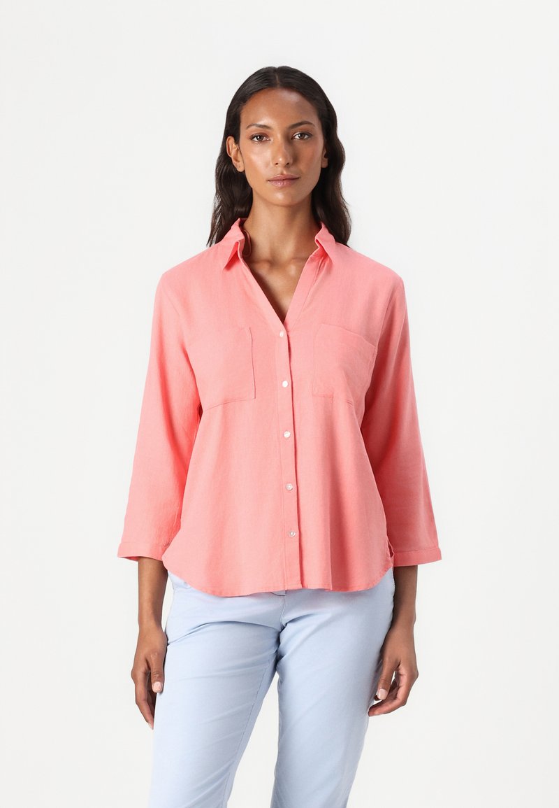 TOM TAILOR - EASY SHAPE - Gombos blúz - rosewood pink, Nagyítás