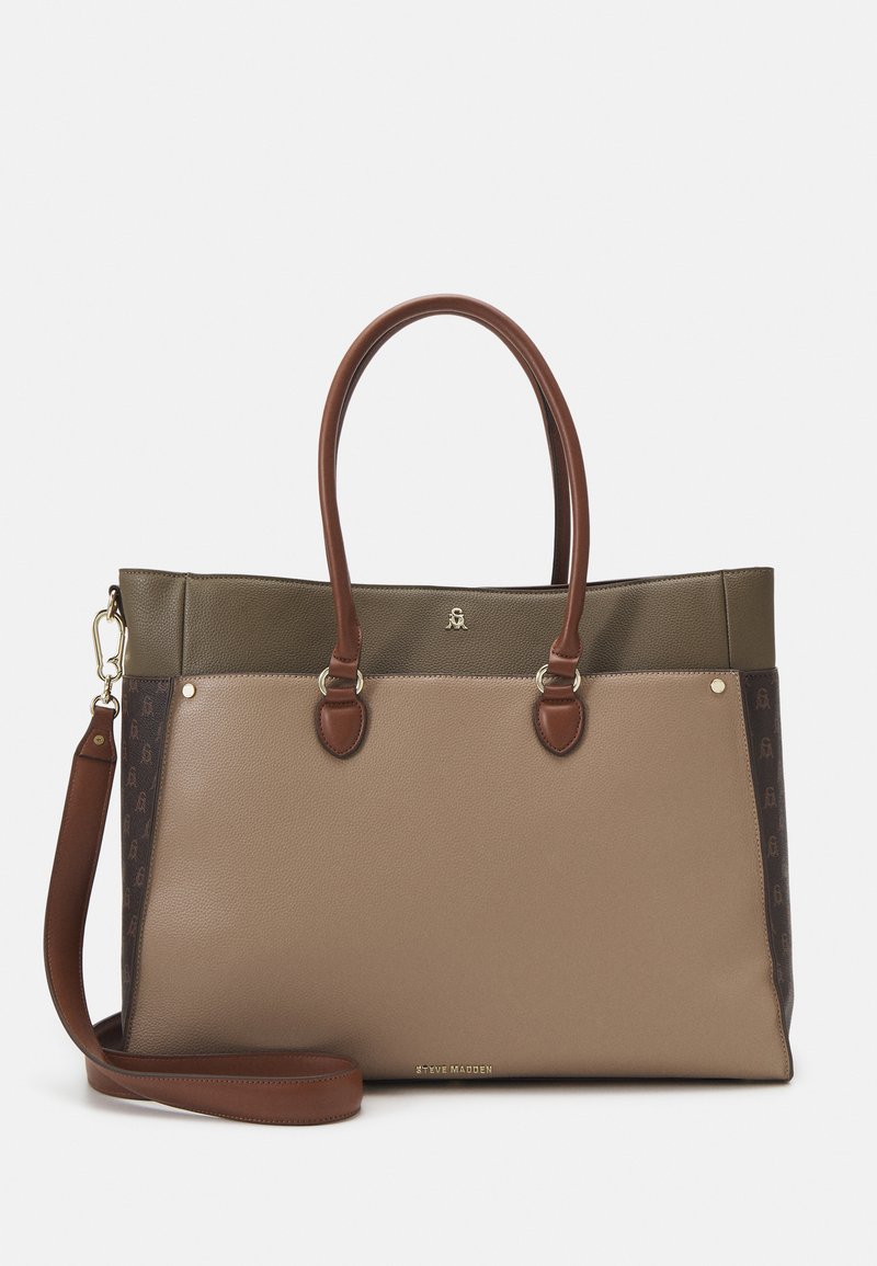 Steve Madden BMARIO - Tote bag - taupe multi/off-white - Zalando 