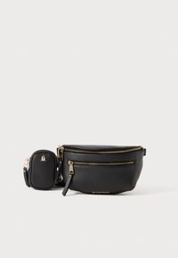 BCLARKE - Keresztpántos táska - black/gold-coloured