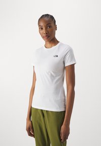 The North Face - SIMPLE DOME TEE - Pamata T-krekls - white Miniatūras attēls 1