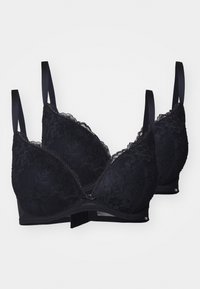 ORIGINS LACE 2 PACK - Push-up bra - black