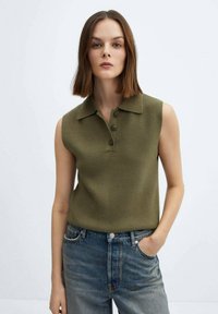 Mango Poloshirt - khaki