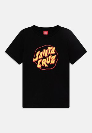 Santa Cruz YOUTH FEVER DREAM DOT UNISEX - T-shirt imprimé - black