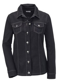 ZEITLOSE MIT TOLLEN DETAILS - Spijkerjas - black