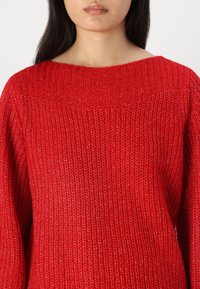 ONLY ONLFILIZ BOAT NECK - Vesta - equestrian red