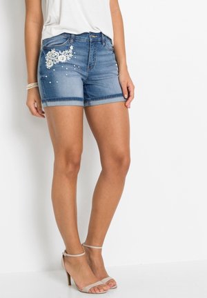 bonprix Shorts vaqueros - blue denim