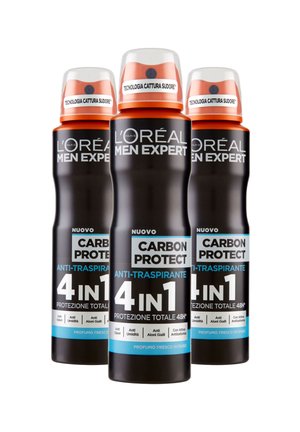 DEODORANTE SPRAY CARBON PROTECT, ANTI-TRASPIRANTE - 3 PACK - Deodorante