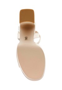 Steve Madden TRANSPIRE - Sandalen met hoge hak - champ satin