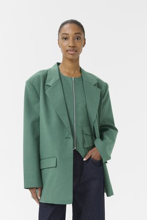 Gestuz CALLIA - Short coat - posy green melange