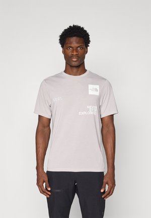 MOUNTAIN FOUNDATION COORDINATES TEE - Sports T-shirt - moonstone grey