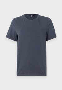 PCRIA FOLD UP SOLID TEE - Jednoduché tričko - ombre blue