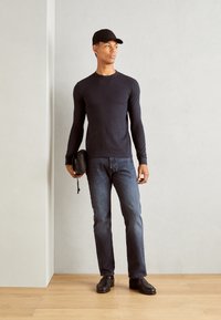 INDICODE JEANS Long sleeved top - dark navy