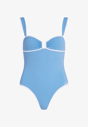 KARL LAGERFELD, SIGNATURE PIPED - Maillot de bain - silver lake blue