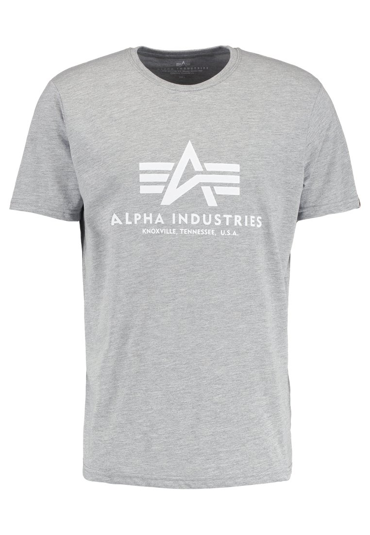 alpha industries T-shirt print lichtgrijs