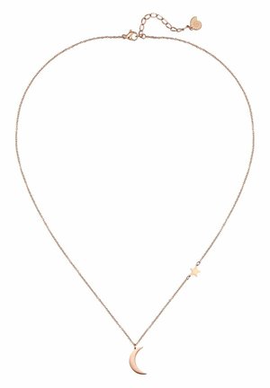 STAR AND MOON - Necklace - rosegoldfarben