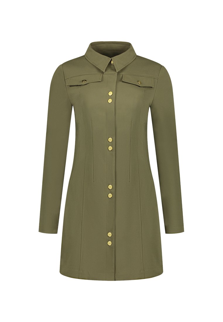 NIKKIE Blousejurk olijfgroen NIKKIE Blousejurk olijfgroen