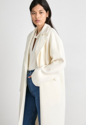 Manteau classique - bright ecru