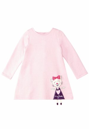 Denokids WHITE CAT - Jurk - rosa