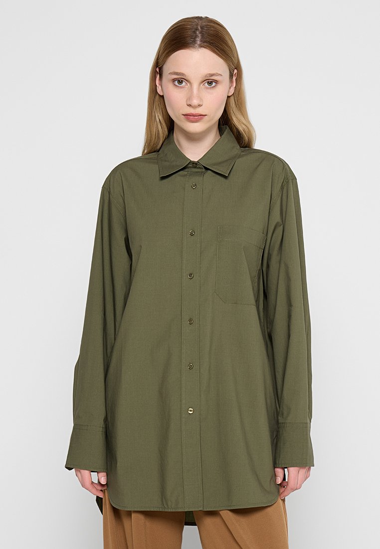 Ecoalf Overhemdblouse kaki Ecoalf Overhemdblouse kaki