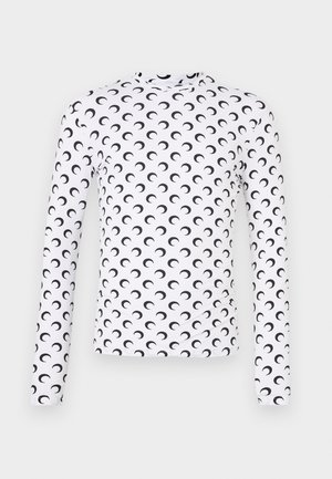 MOON PRINTED CREW NECK - T-shirt à manches longues - optical white