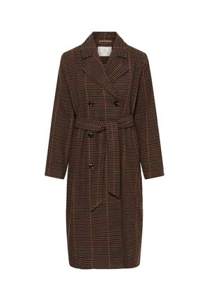 Kaffe, KAFANNI CHECKED COAT - Manteau classique - brown multi check