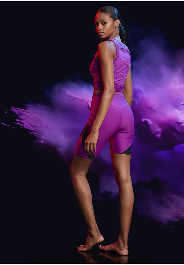 FUNKTIONS - Tights - lila schwarz