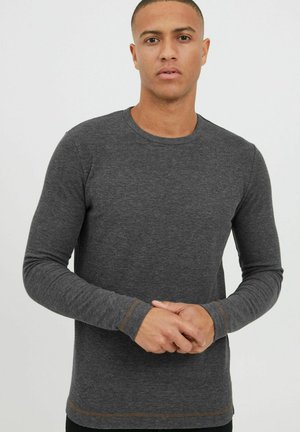 INDICODE JEANS IDAMBROSIUS - Long sleeved top - charcoal mix