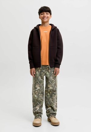 Jack & Jones Junior, TROUSERS TROUSERS BOYS - Nohavice - ivy green