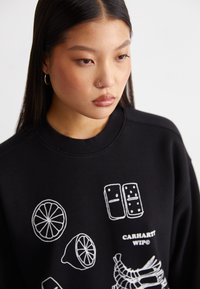 Carhartt WIP ISIS MARIA LUNCH - Sweatshirt - black/white
