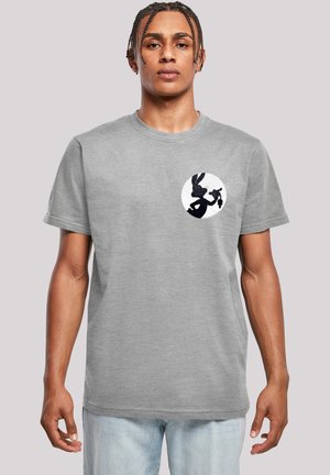 LOONEY TUNES BUGS BUNNY SILHOUETTE BREAST - Print T-shirt - heather grey