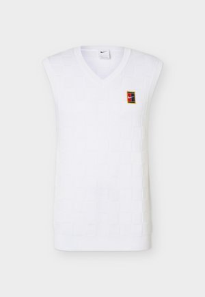 Nike Performance, NIKECOURT ADVANTAGE SLAM SWEATER VEST - Jersey de punto - white