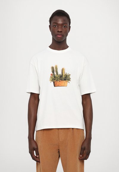 HOUSE OF JAFFA CACTUS TRAY UNISEX - T-shirt med print - off-white