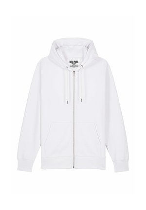 BASIC UNISEX HOODIE - Sweater met rits - white