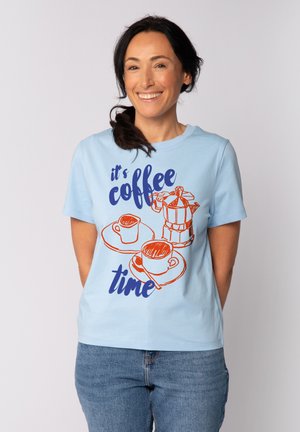 ITS COFFEE TIME - T-Shirt print - blue soul