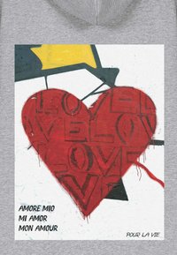 Mira Paris POUR LA VIE BACK PRINT - Felpa con zip - grey